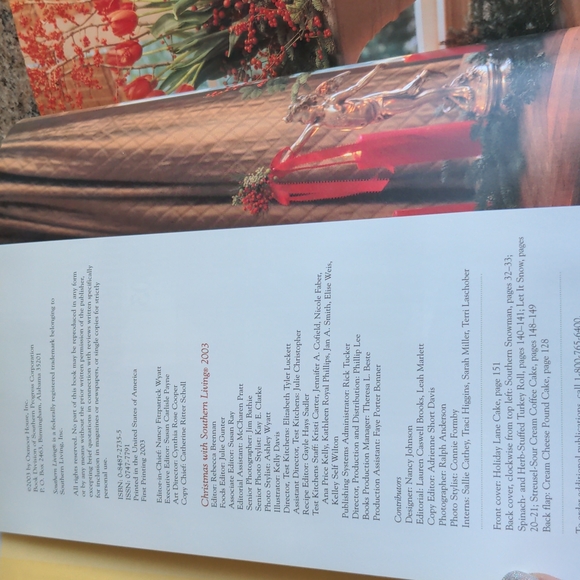 Christmas With Southern Living 2003 Hardcover Book - Picture 5 of 6
